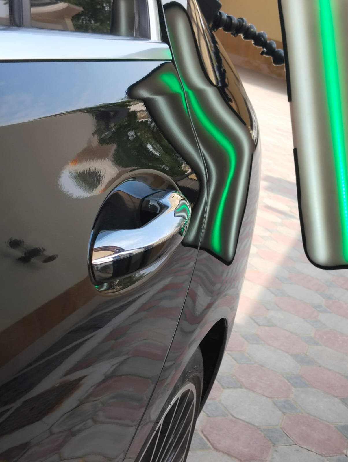 After dent repair