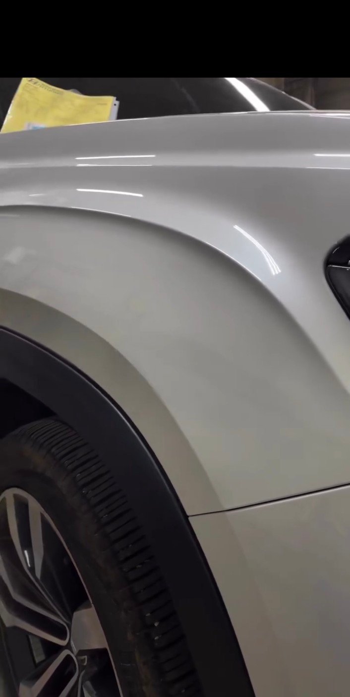 Before dent repair